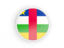 Central African Republic. Round icon with white frame. Download icon.