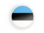 Estonia. Round icon with white frame. Download icon.