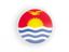 Kiribati. Round icon with white frame. Download icon.