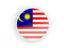Malaysia. Round icon with white frame. Download icon.
