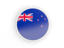 New Zealand. Round icon with white frame. Download icon.