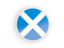 Scotland. Round icon with white frame. Download icon.