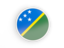 Solomon Islands. Round icon with white frame. Download icon.