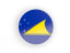 Tokelau. Round icon with white frame. Download icon.