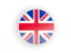 United Kingdom. Round icon with white frame. Download icon.