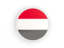 Yemen. Round icon with white frame. Download icon.