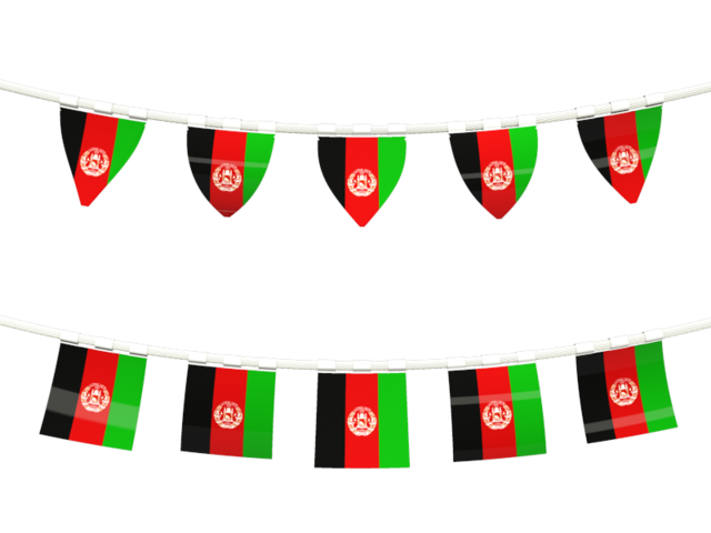 Rows of flags. Download flag icon of Afghanistan at PNG format