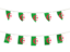 Algeria. Rows of flags. Download icon.