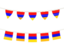 Армения. Ряд флажков. Скачать иллюстрацию.