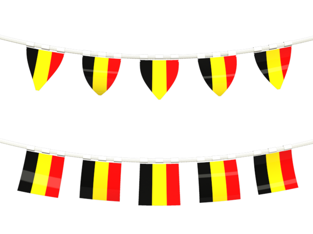 Rows of flags. Download flag icon of Belgium at PNG format