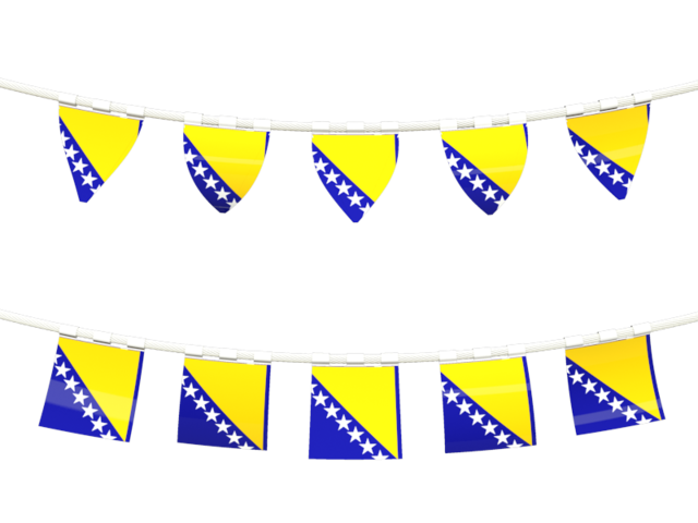 Rows of flags. Download flag icon of Bosnia and Herzegovina at PNG format