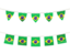 Бразилия. Ряд флажков. Скачать иконку.
