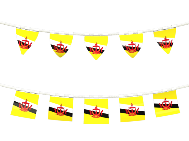 Rows of flags. Download flag icon of Brunei at PNG format