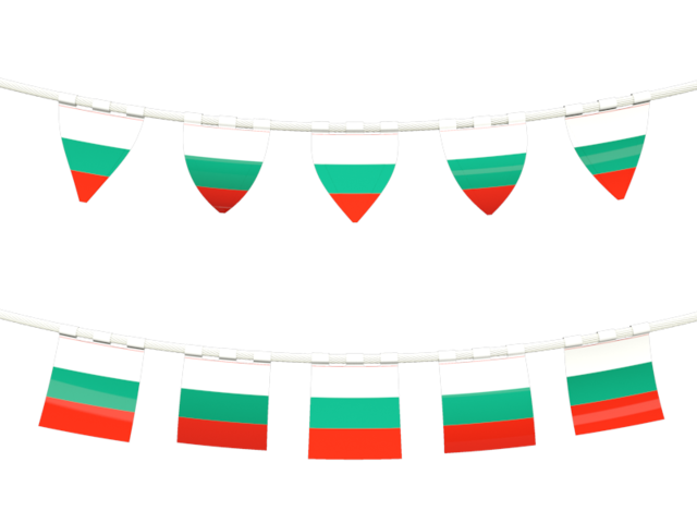 Rows of flags. Download flag icon of Bulgaria at PNG format