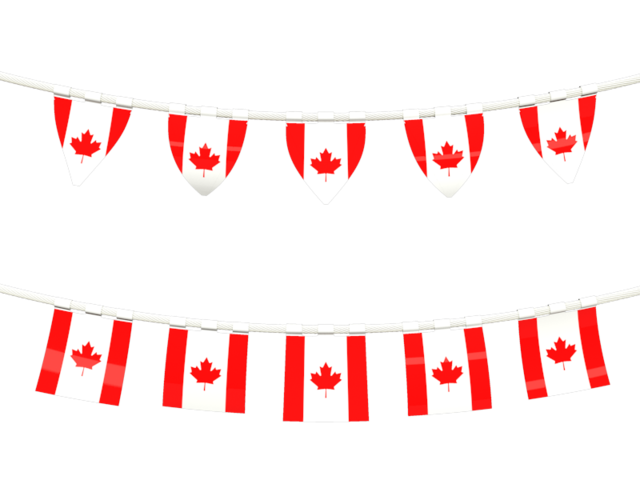 Rows of flags. Download flag icon of Canada at PNG format