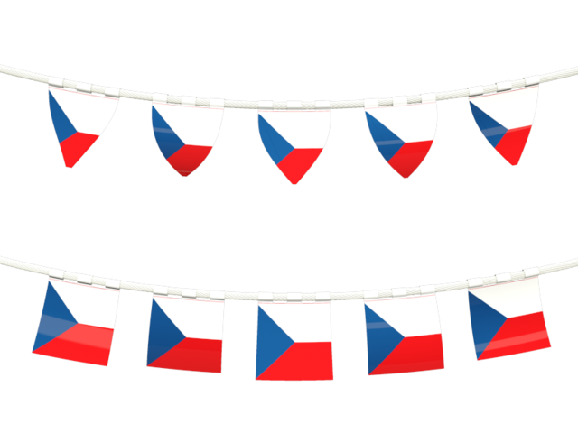 Rows of flags. Download flag icon of Czech Republic at PNG format