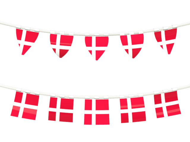 Rows of flags. Download flag icon of Denmark at PNG format