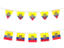 Эквадор. Ряд флажков. Скачать иконку.
