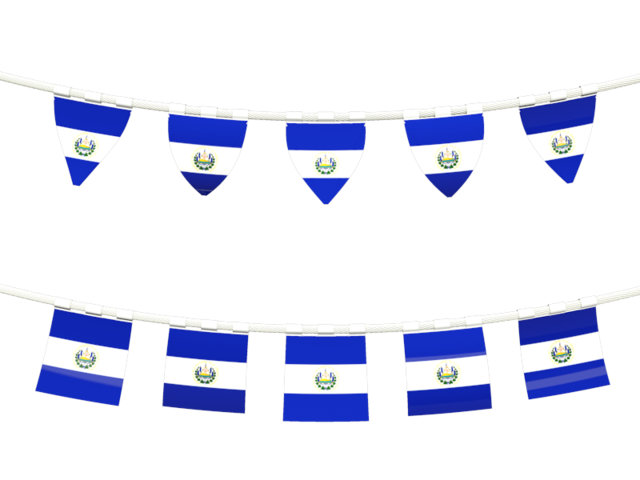 Rows of flags. Download flag icon of El Salvador at PNG format