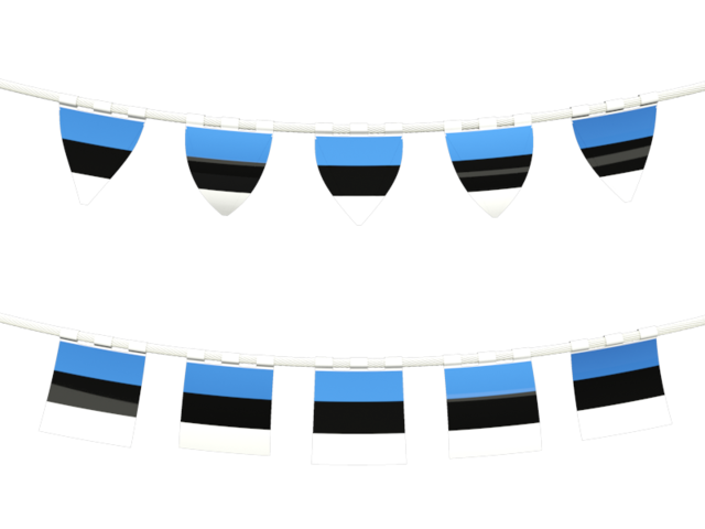 Rows of flags. Download flag icon of Estonia at PNG format