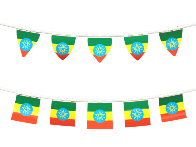 Rows of flags. Download flag icon of Ethiopia at PNG format