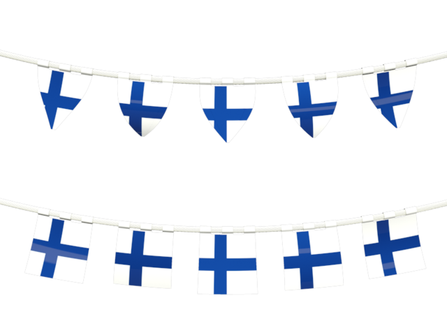 Rows of flags. Download flag icon of Finland at PNG format