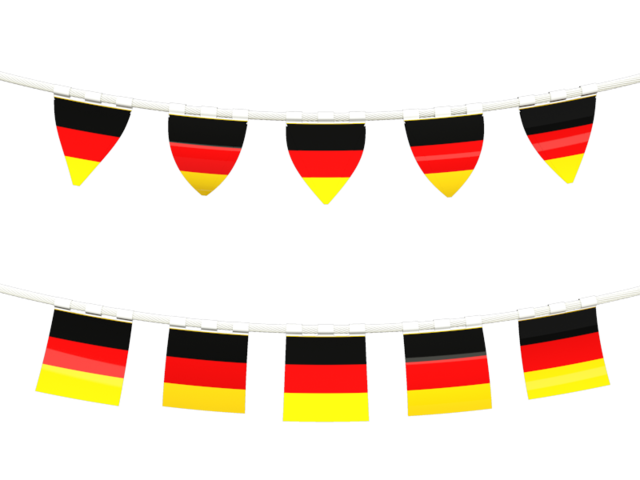 Rows of flags. Download flag icon of Germany at PNG format