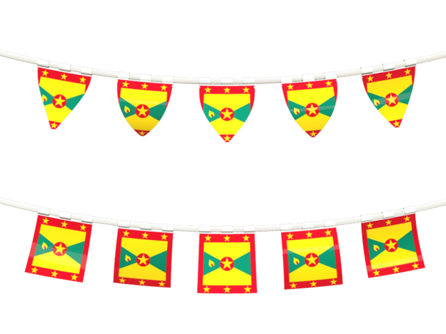 Rows of flags. Download flag icon of Grenada at PNG format