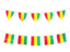 Гвинея. Ряд флажков. Скачать иконку.