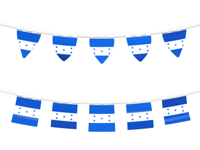 Rows of flags. Download flag icon of Honduras at PNG format