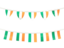 Ireland. Rows of flags. Download icon.