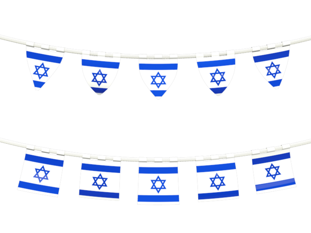 Rows of flags. Download flag icon of Israel at PNG format