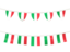 Italy. Rows of flags. Download icon.