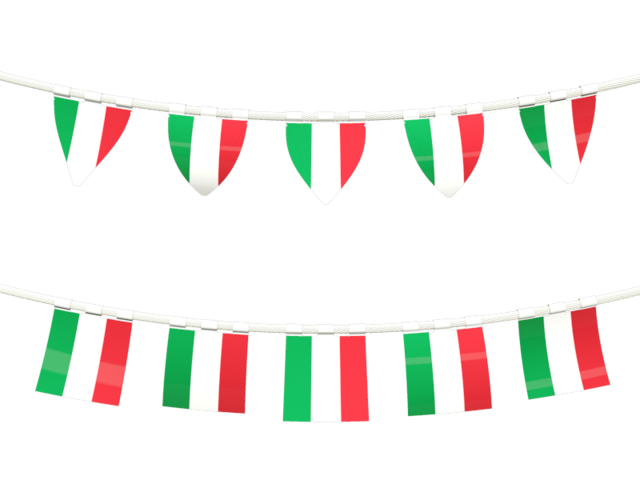 Rows of flags. Download flag icon of Italy at PNG format