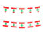 Lebanon. Rows of flags. Download icon.