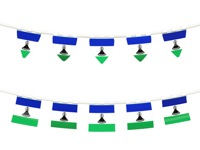 Rows of flags. Download flag icon of Lesotho at PNG format