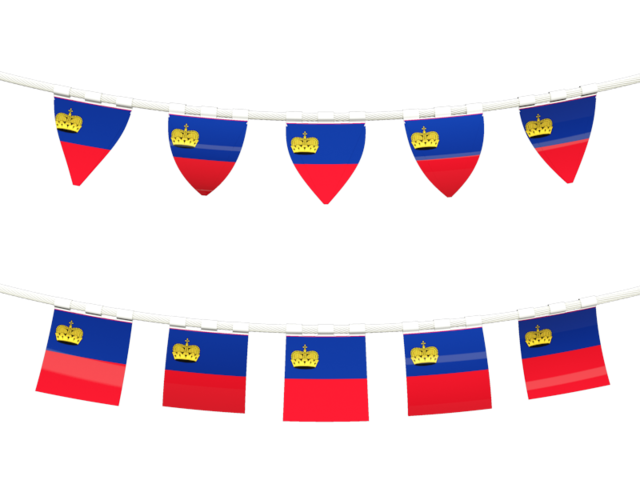 Rows of flags. Download flag icon of Liechtenstein at PNG format
