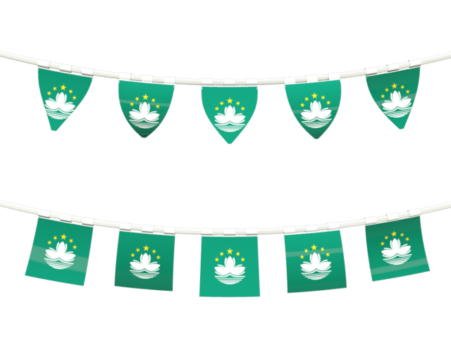 Rows of flags. Download flag icon of Macao at PNG format