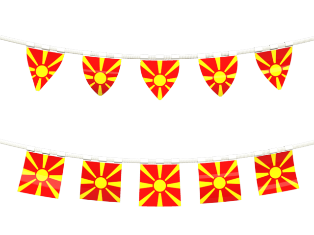 Rows of flags. Download flag icon of Macedonia at PNG format