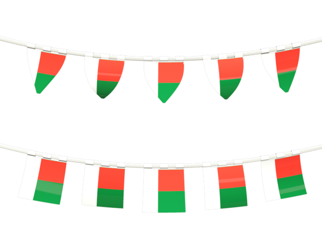 Rows of flags. Download flag icon of Madagascar at PNG format