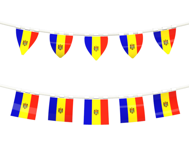Rows of flags. Download flag icon of Moldova at PNG format