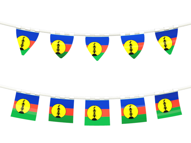 Rows of flags. Download flag icon of New Caledonia at PNG format