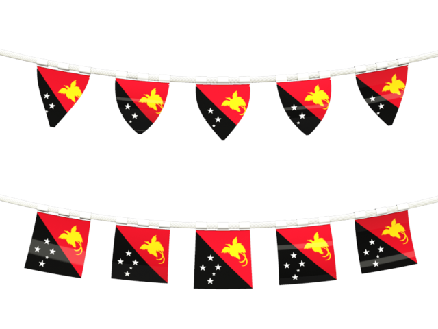 Rows of flags. Download flag icon of Papua New Guinea at PNG format
