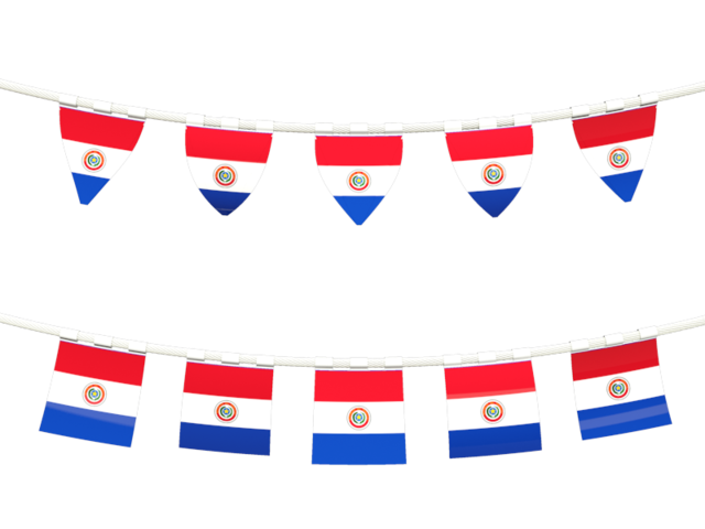 Rows of flags. Download flag icon of Paraguay at PNG format