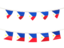 Philippines. Rows of flags. Download icon.