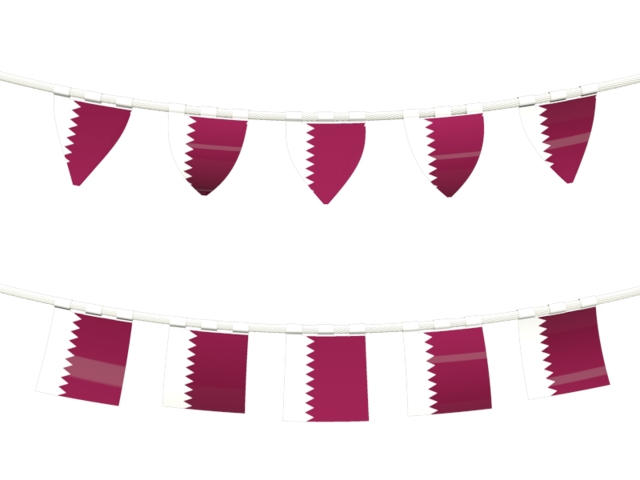 Rows of flags. Download flag icon of Qatar at PNG format