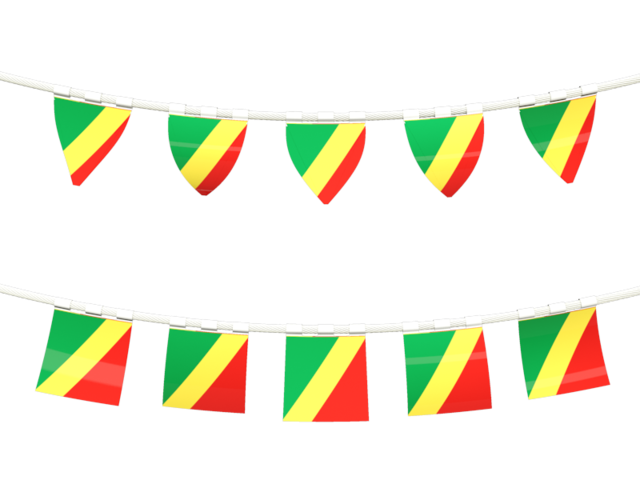 Rows of flags. Download flag icon of Republic of the Congo at PNG format