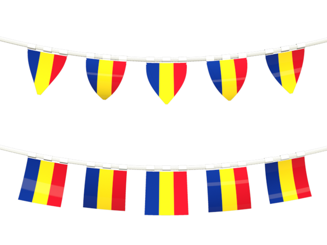 Rows of flags. Download flag icon of Romania at PNG format