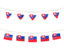 Slovakia. Rows of flags. Download icon.