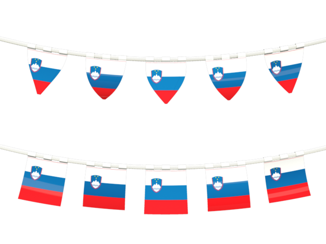 Rows of flags. Download flag icon of Slovenia at PNG format